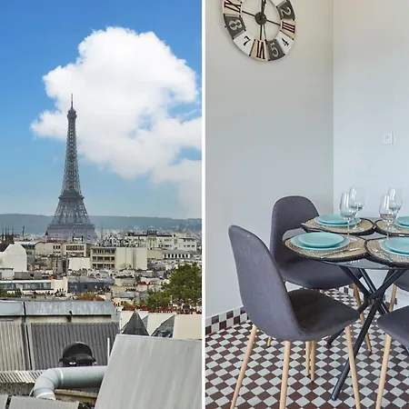 2 Bedroom Flat Centre De - Eiffel Tower View Appartamento Parigi